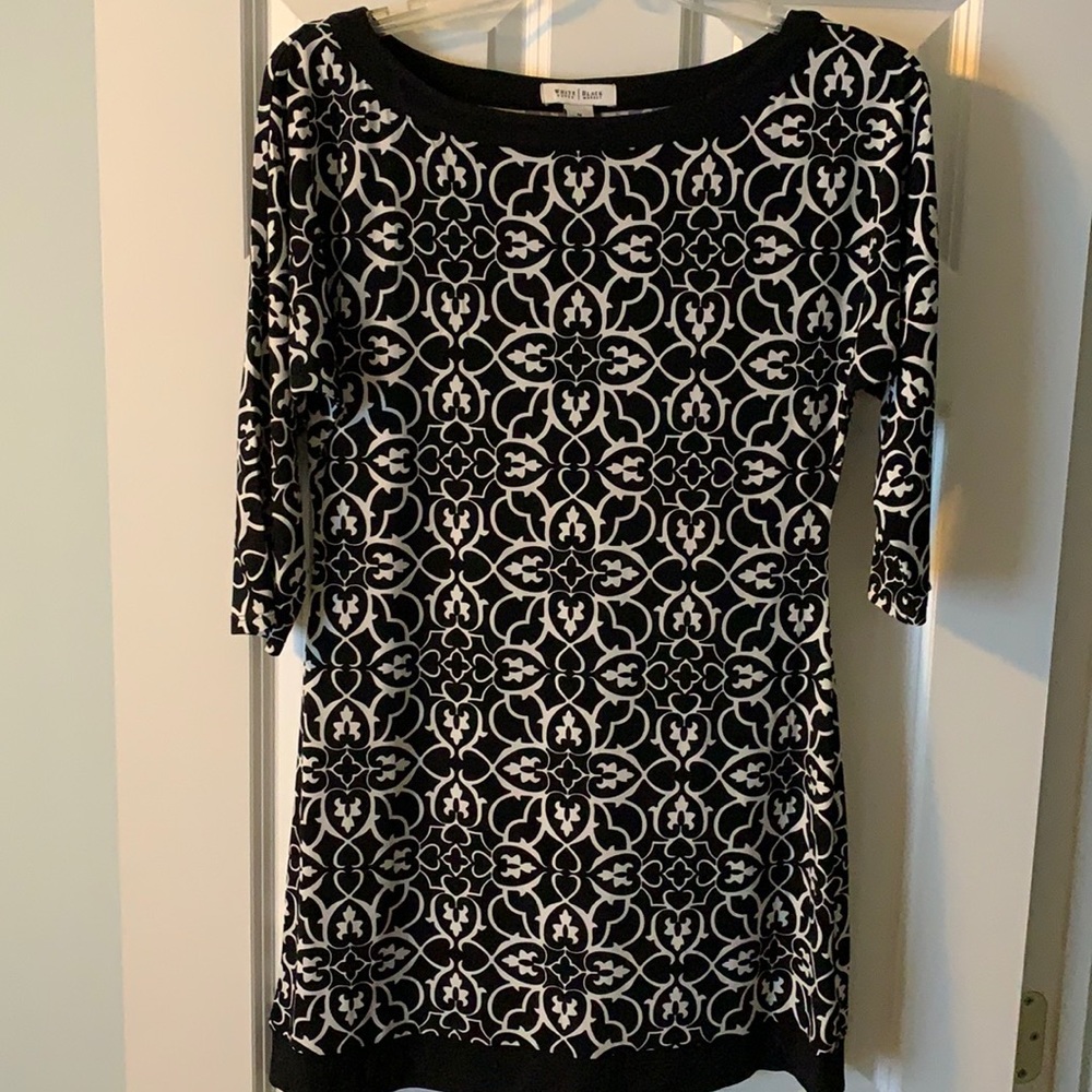WHBM 3/4 sleeve dress size M